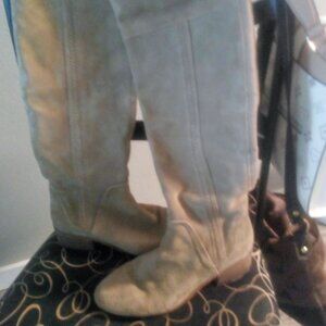 Women's Vince Camuto Kochelda Over the knee boots, Size 8 Taupe/Beige